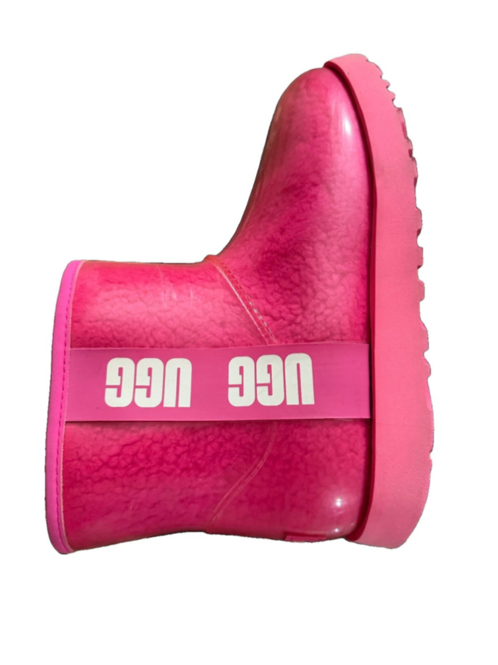 Ugg Classic Clear Mini Winter Snow Rain Boots Size 9 Pink - Picture 7 of 16